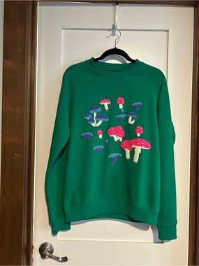 Modest mouse Colorful mushrooms crewneck sweatshirt Size XS